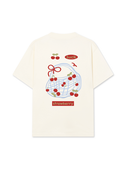 Áo Thun Relaxed Fit Summer Vibes Lucky Strawberry