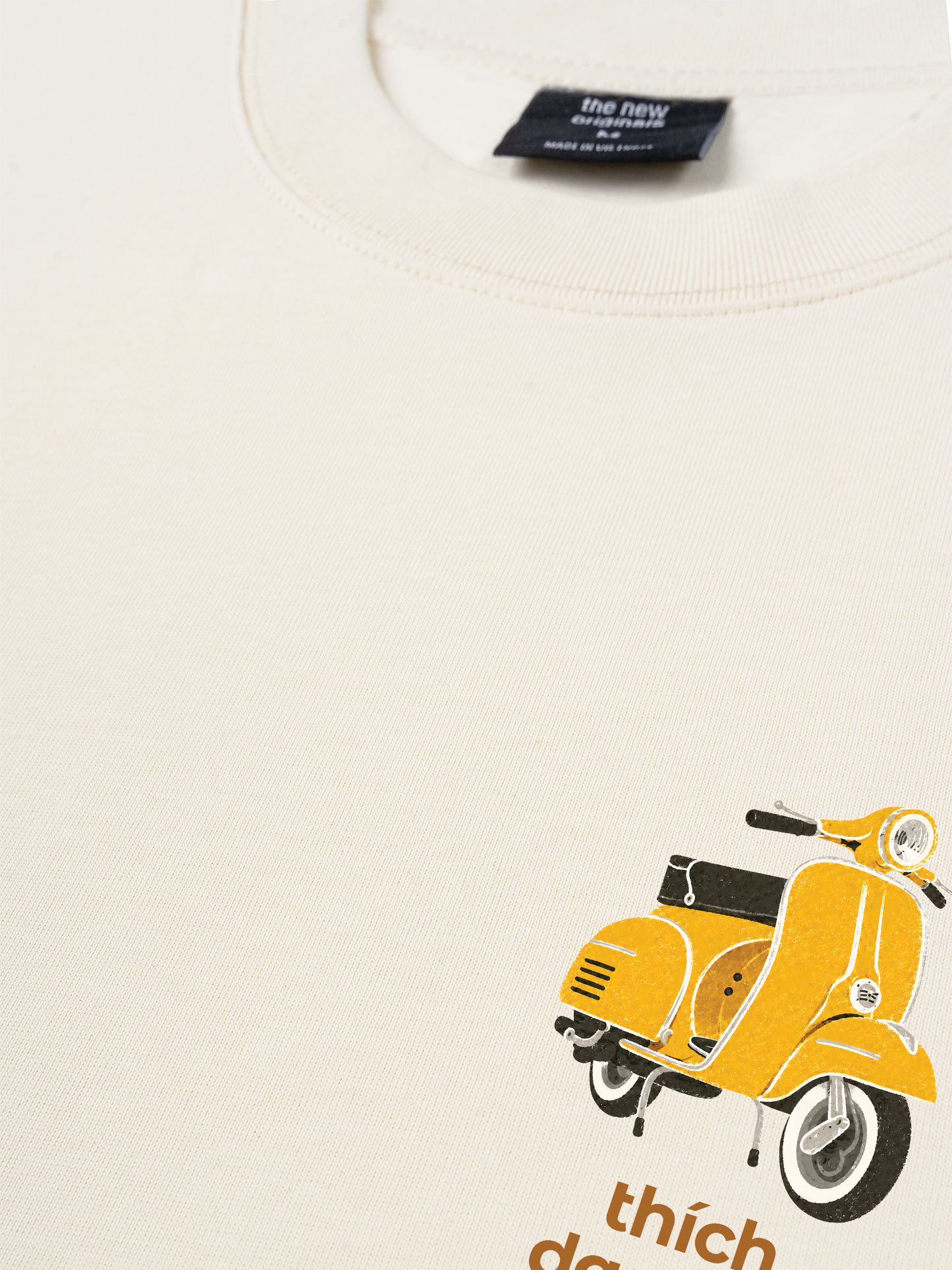 Áo Thun Relaxed Fit Thích Dạo Phố Yellow