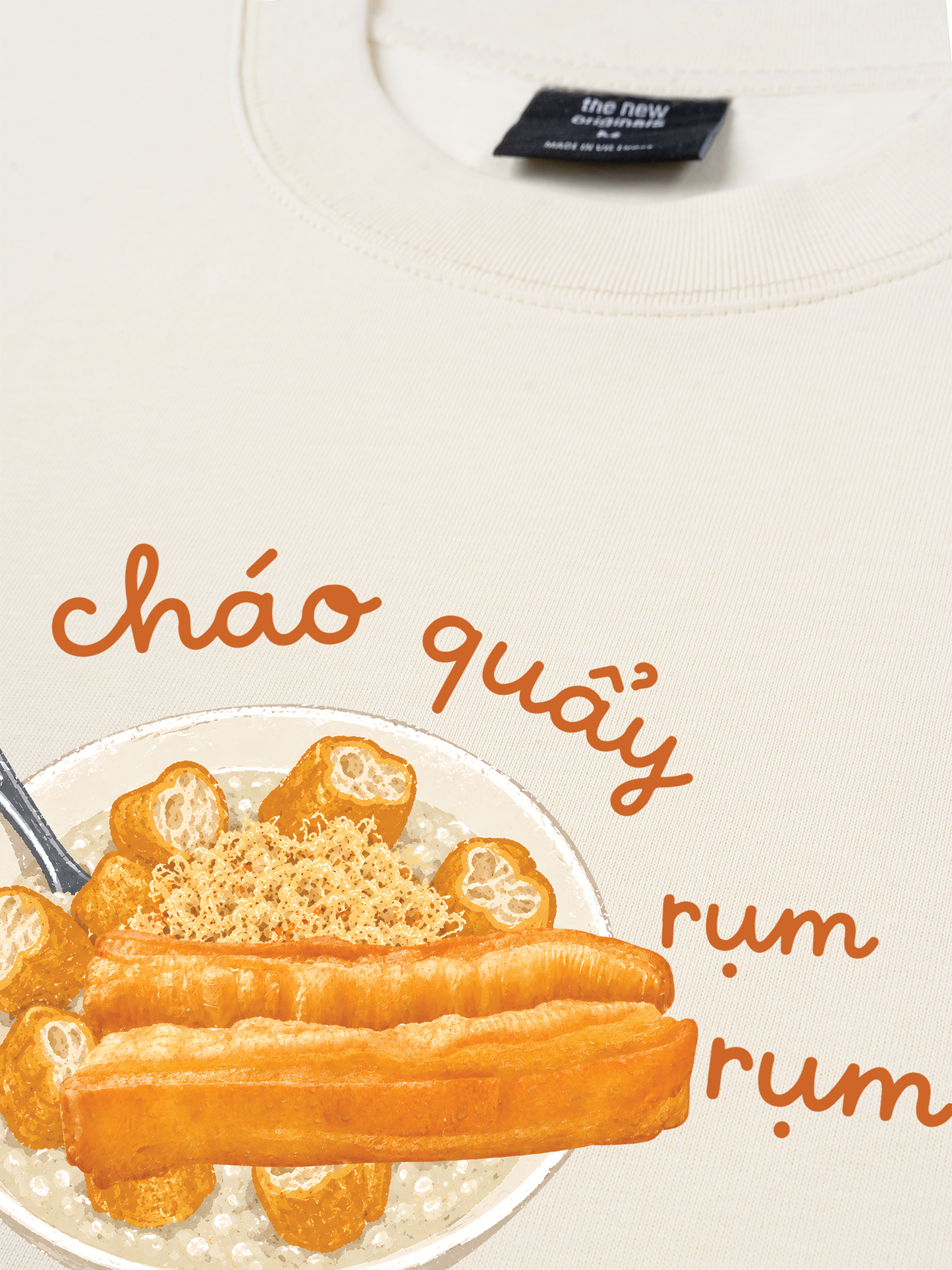 Áo Thun Relaxed Fit Cháo Quẩy