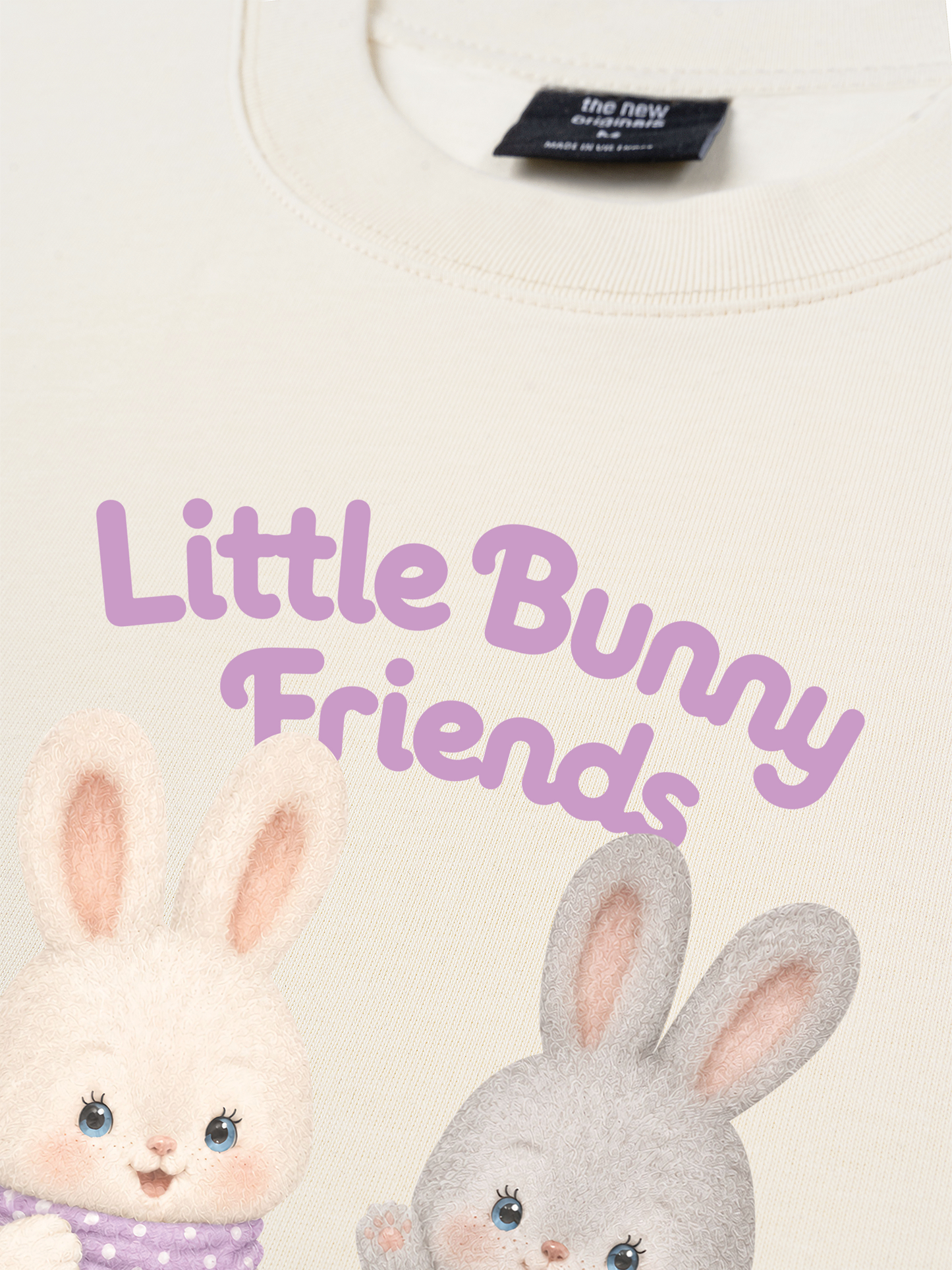 Áo Thun Relaxed Fit Little Bunny Friends