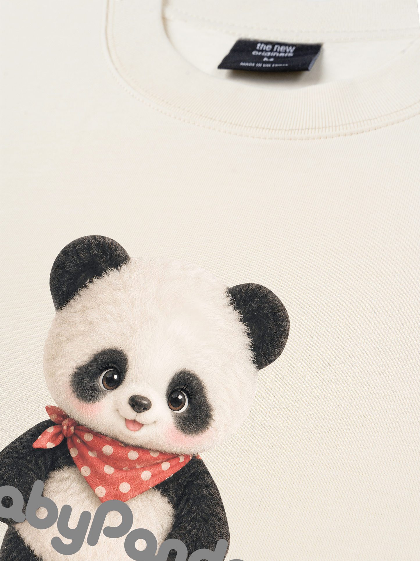 Áo Thun Relaxed Fit Baby Panda