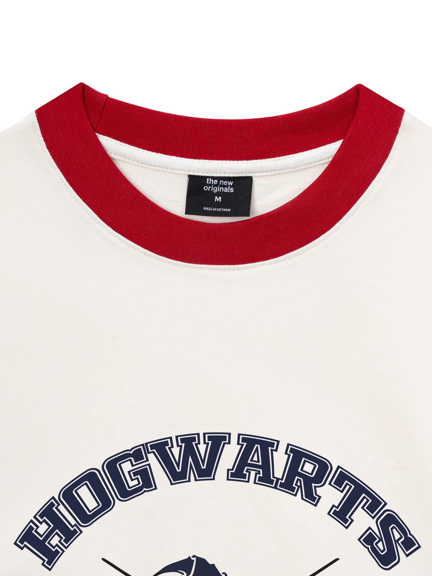 Áo Thun Ringer Relaxed Fit Harry Potter Hogwarts