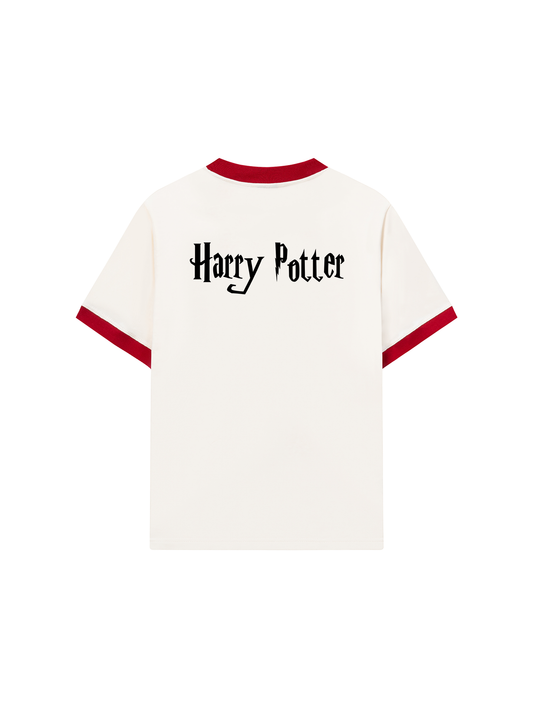 Áo Thun Ringer Relaxed Fit Harry Potter Slytherin Vintage