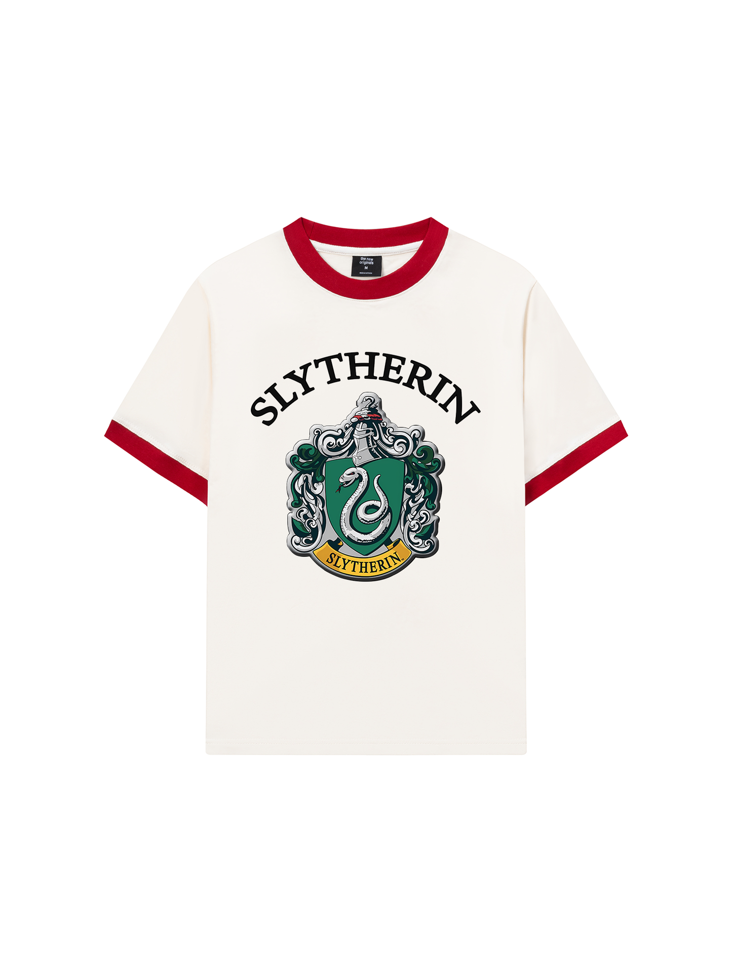 Áo Thun Ringer Relaxed Fit Harry Potter Slytherin Vintage