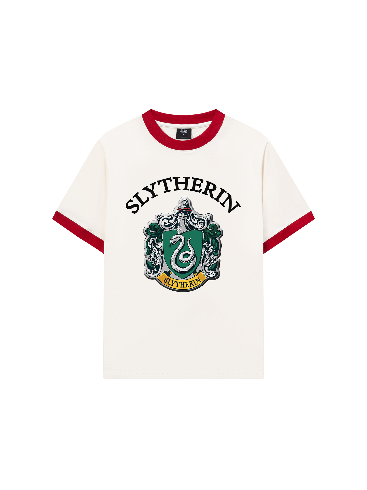 Áo Thun Ringer Relaxed Fit Harry Potter Slytherin Vintage