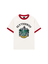 Áo Thun Ringer Relaxed Fit Harry Potter Slytherin Vintage