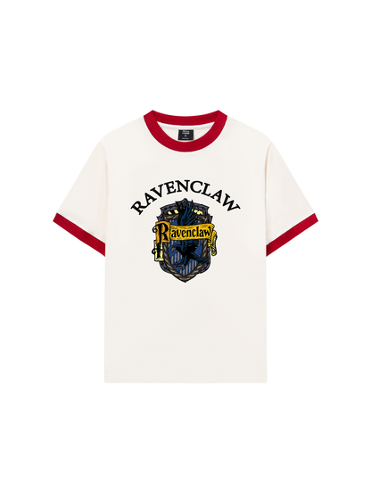 Áo Thun Ringer Relaxed Fit Harry Potter Ravenclaw Vintage