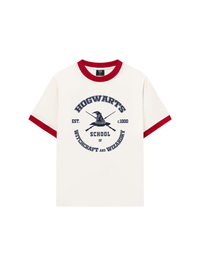 Áo Thun Ringer Relaxed Fit Harry Potter Hogwarts