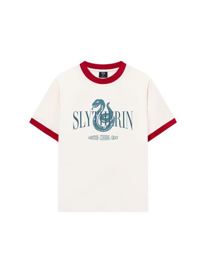 Áo Thun Ringer Relaxed Fit Harry Potter Sytherin