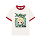 Áo Thun Ringer Relaxed Fit Harry Potter Malfoy Chibi
