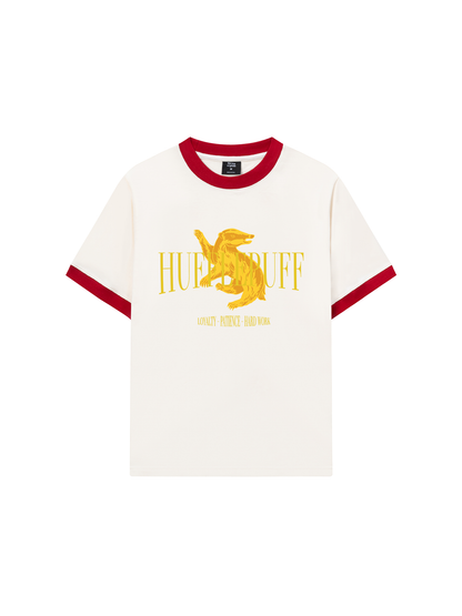 Áo Thun Ringer Relaxed Fit Harry Potter Hufflepuff