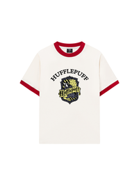Áo Thun Ringer Relaxed Fit Harry Potter Huflepuff Vintage