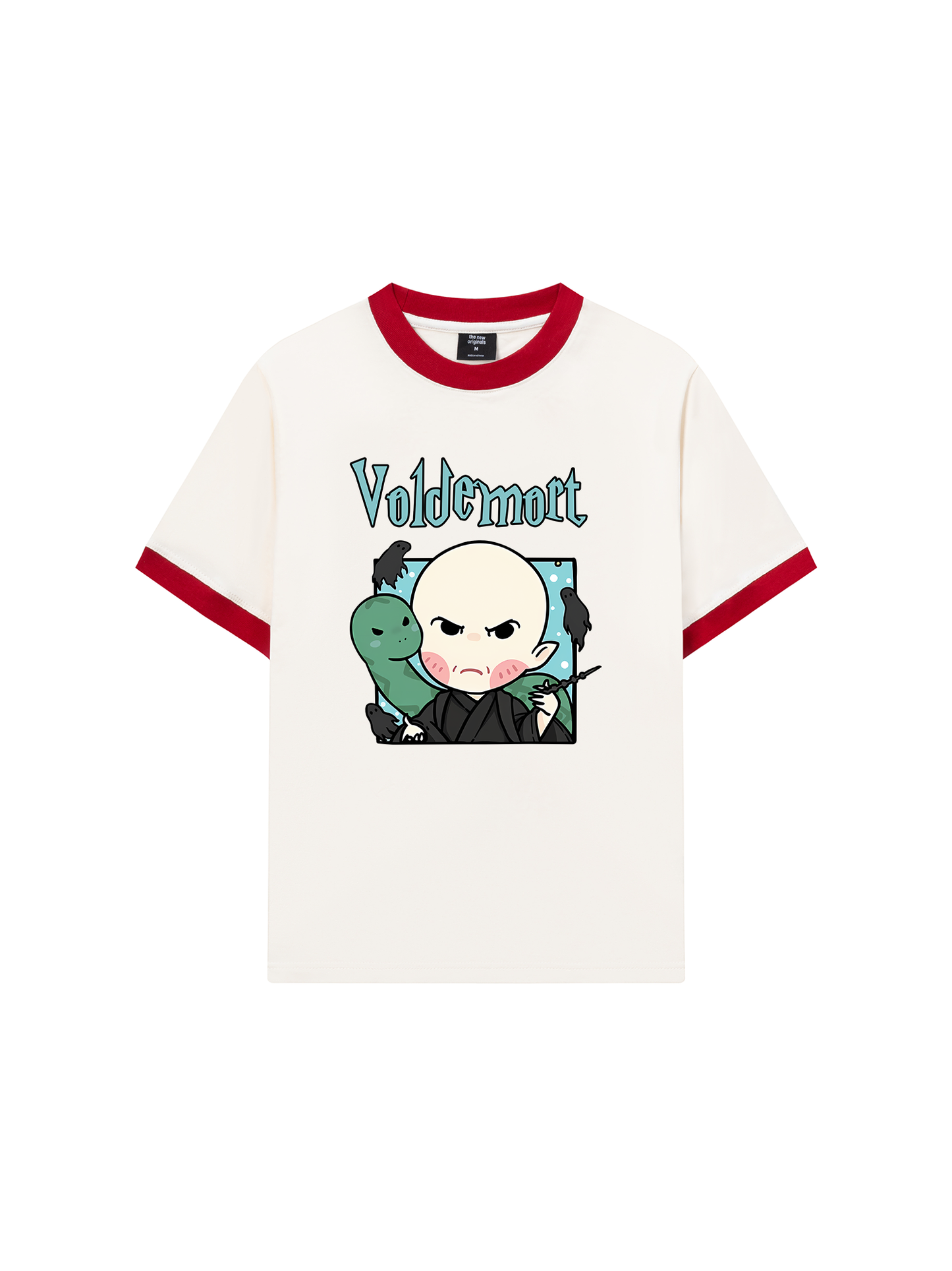 Áo Thun Ringer Relaxed Fit Harry Potter Voldemort