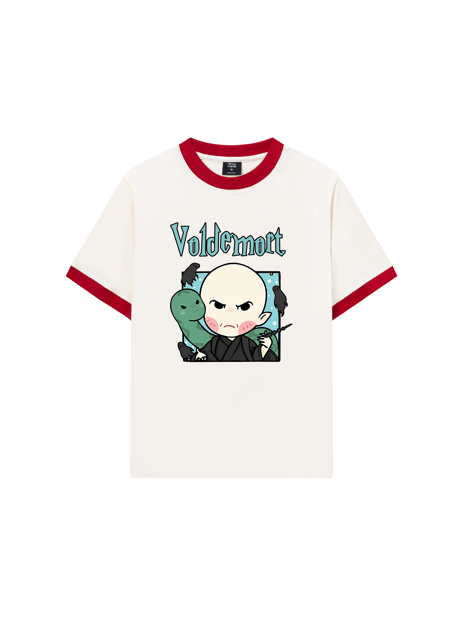Áo Thun Ringer Relaxed Fit Harry Potter Voldemort