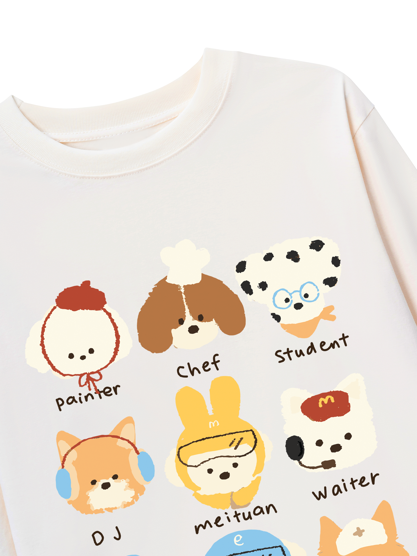 Áo Thun Dài Tay Animal Cute Puppy Thíngs
