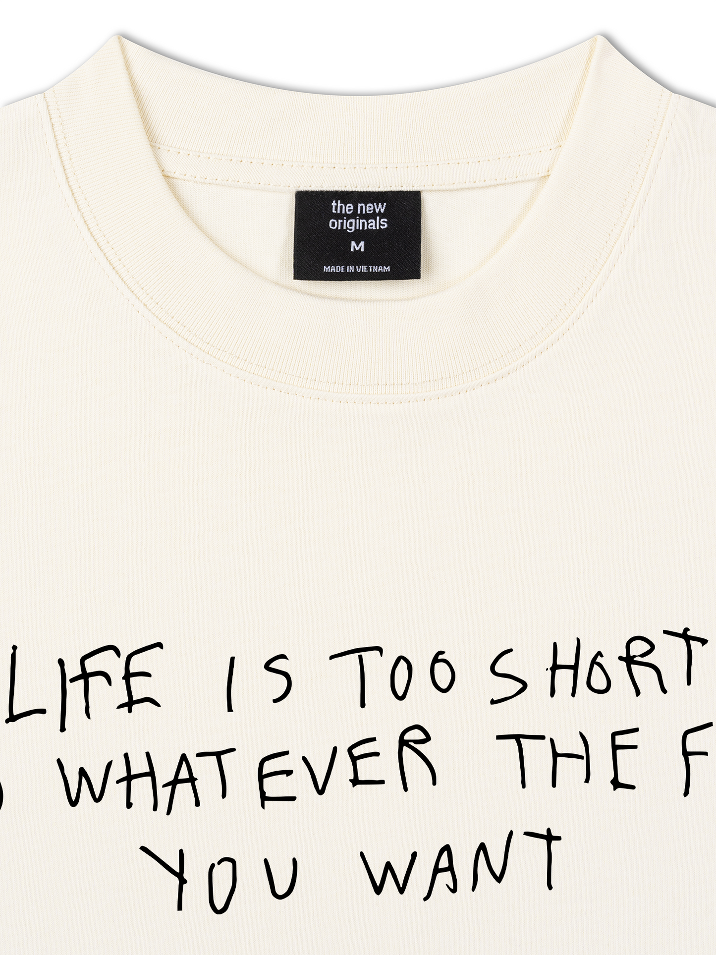 Áo Thun Relaxed Fit Life Is Too Short