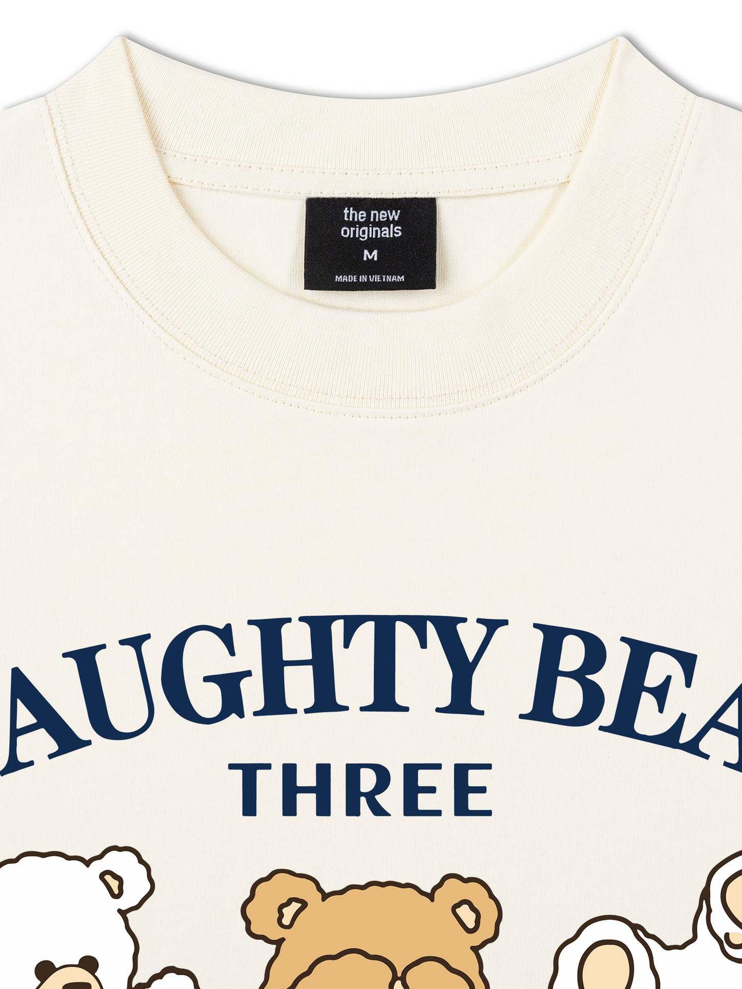 Áo Thun Relaxed Fit Naughty Bear Three