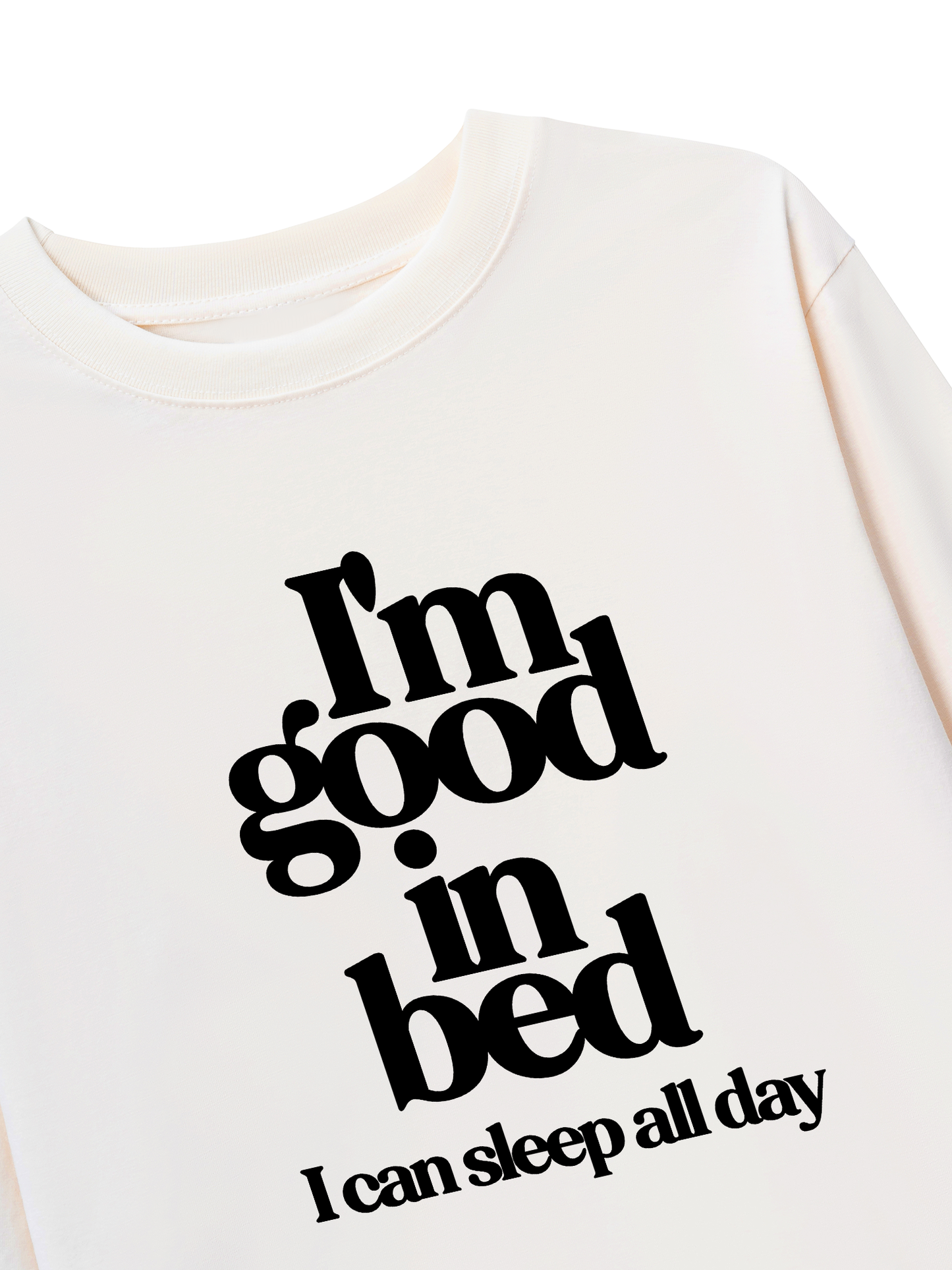 Áo Thun Dài Tay Life Vibe Good In Bed