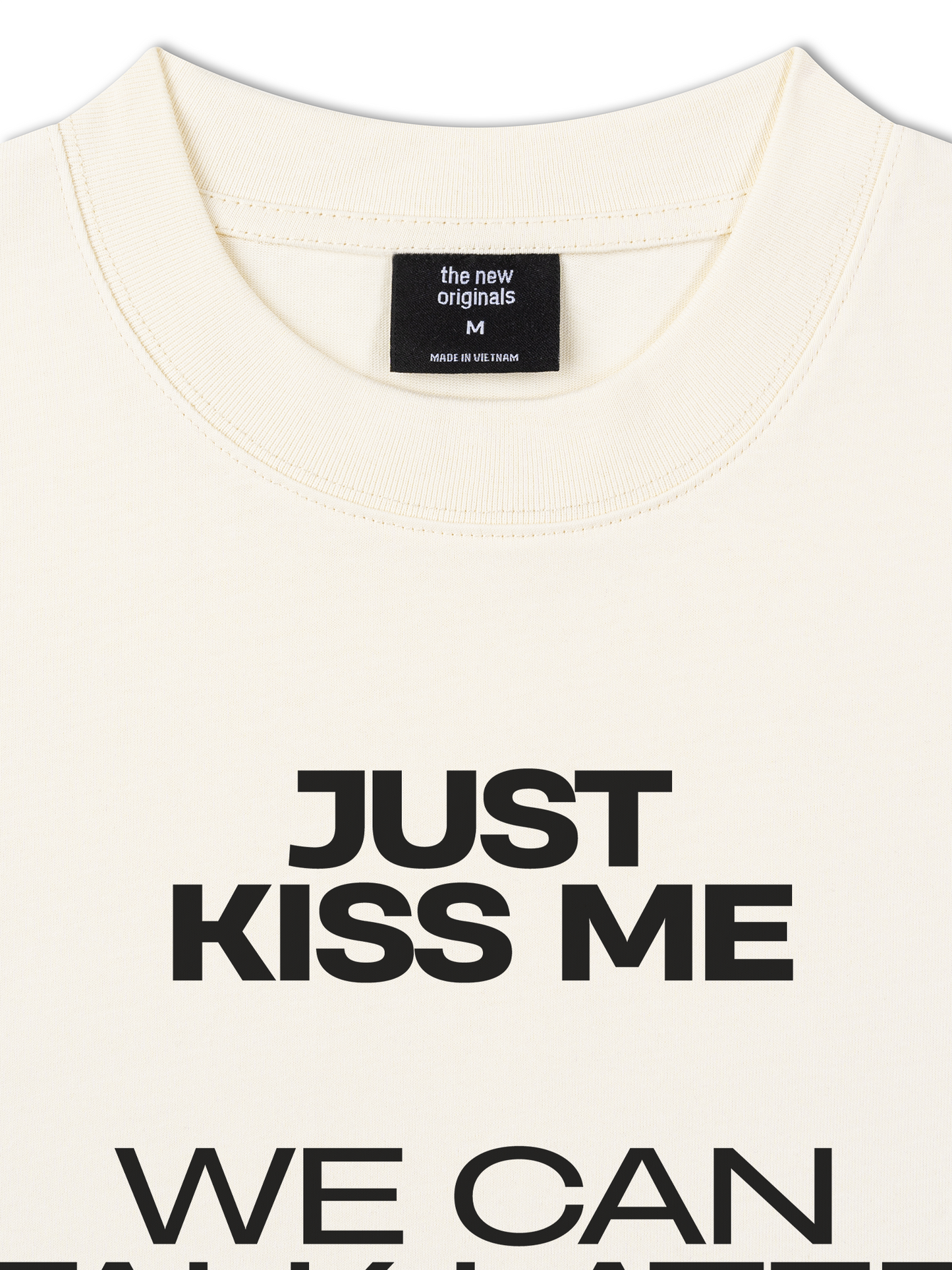 Áo Thun Relaxed Fit Life Vibe Just Kiss Me