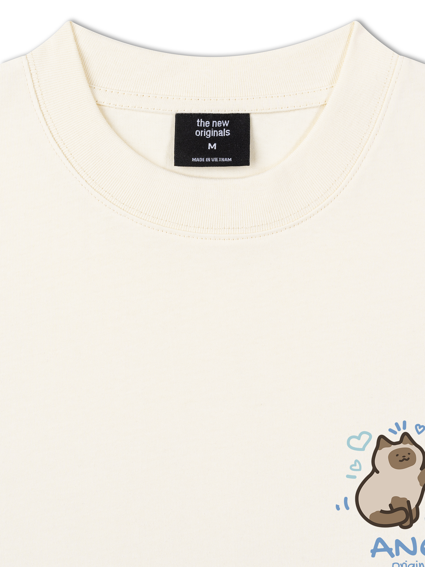 Áo Thun Relaxed Fit Angry Luv Cat Couple