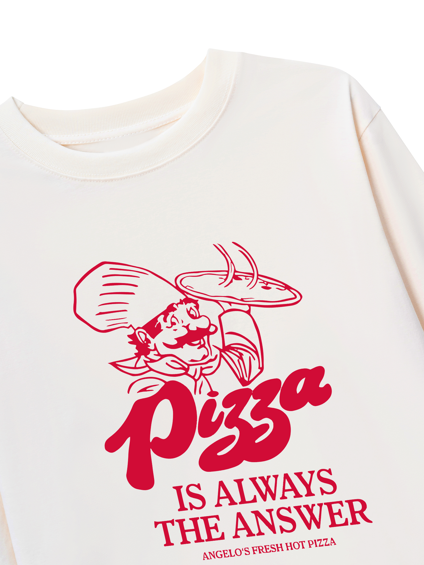 Áo Thun Dài Tay Pizza Is Always The Answer