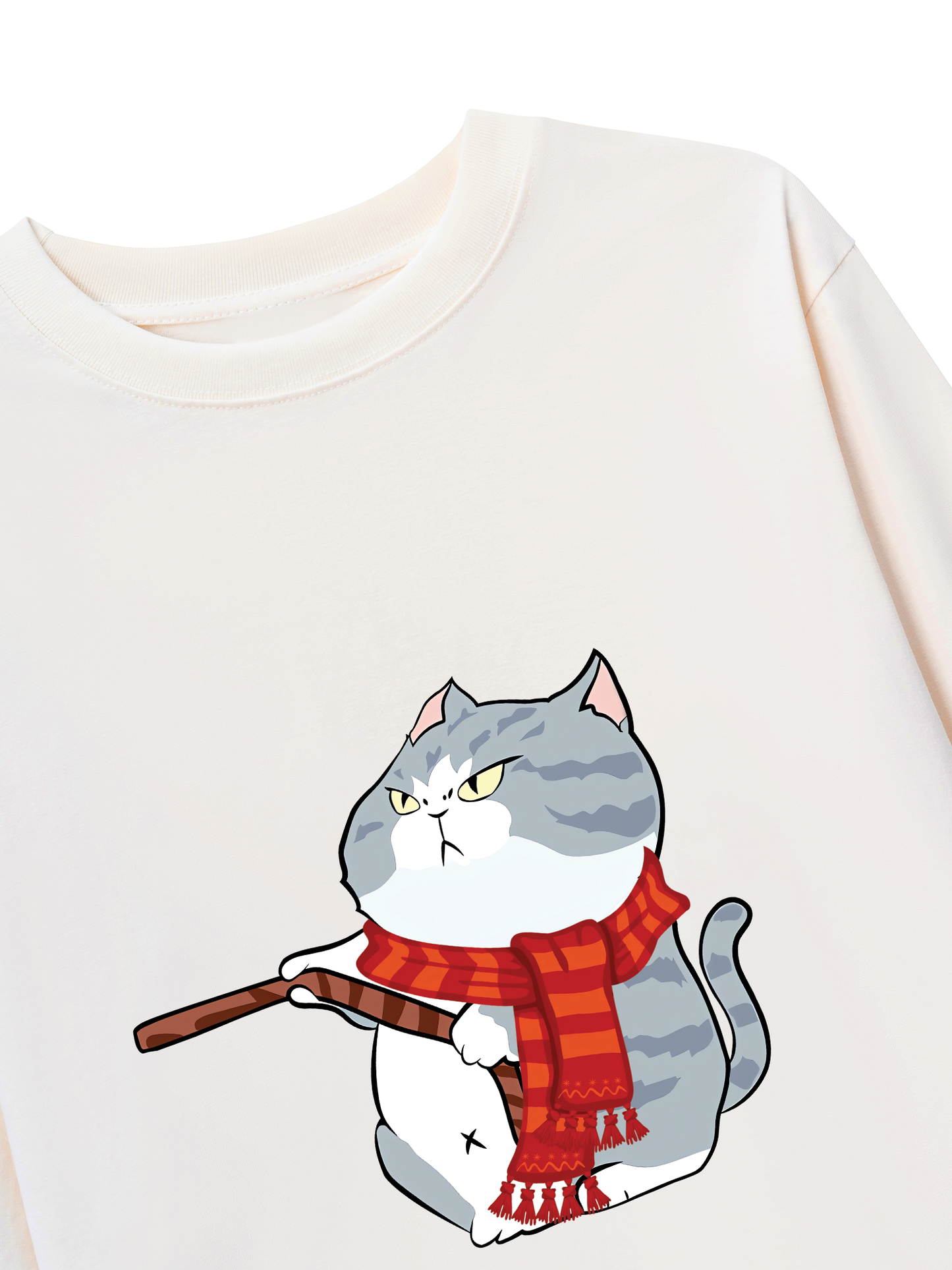 Áo Thun Dài Tay Funny Couple Xmas Cat