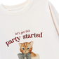 Áo Thun Dài Tay Xmas Cat Party Started