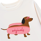 Áo Thun Dài Tay Pink Dachshund