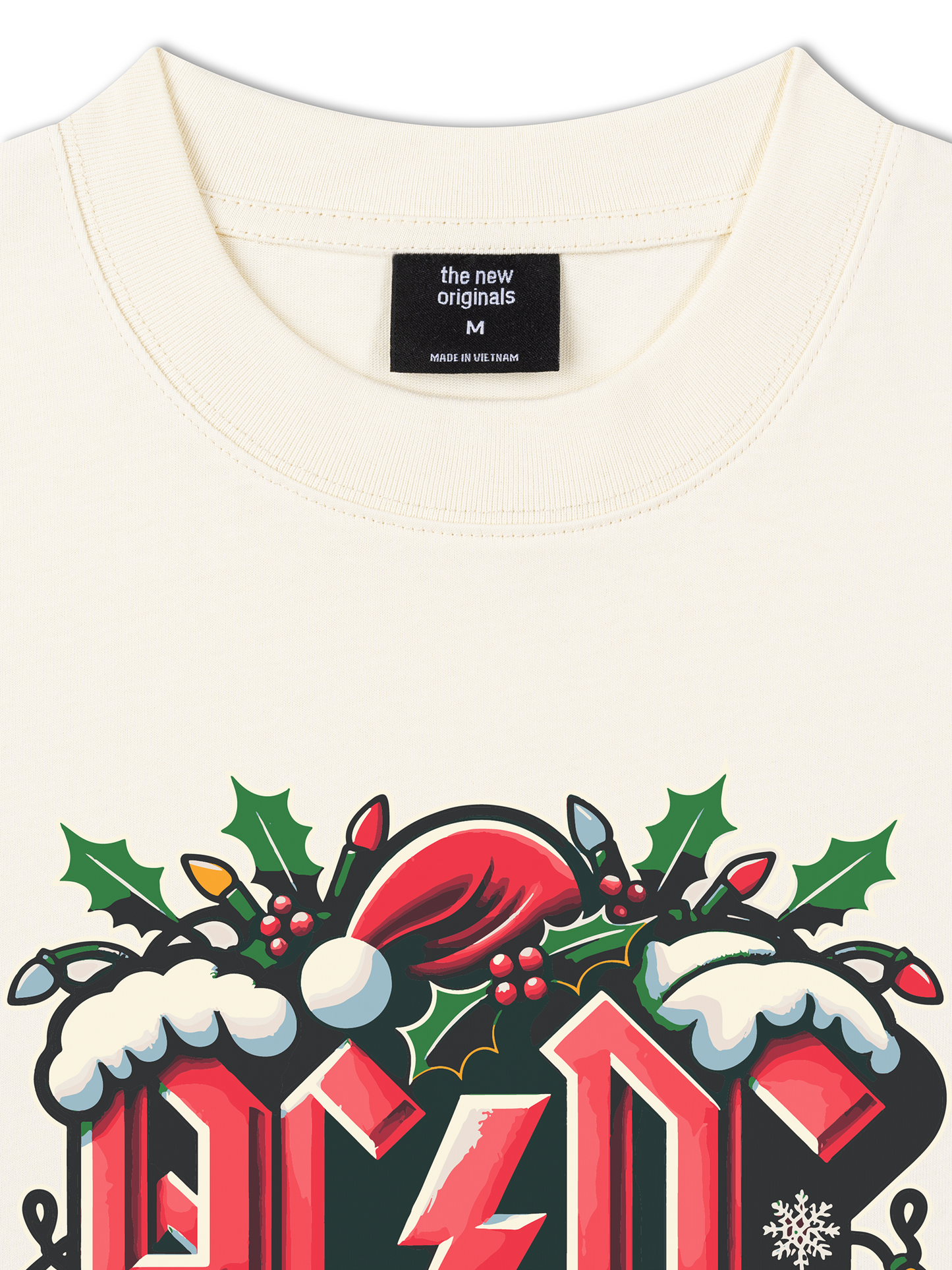 Áo Thun Relaxed Fit Music Rock AC DC Christmas Sign