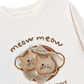 Áo Thun Dài Tay Sweet Pastry Meow Meow Bead