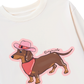 Áo Thun Dài Tay Howdy Dachshund