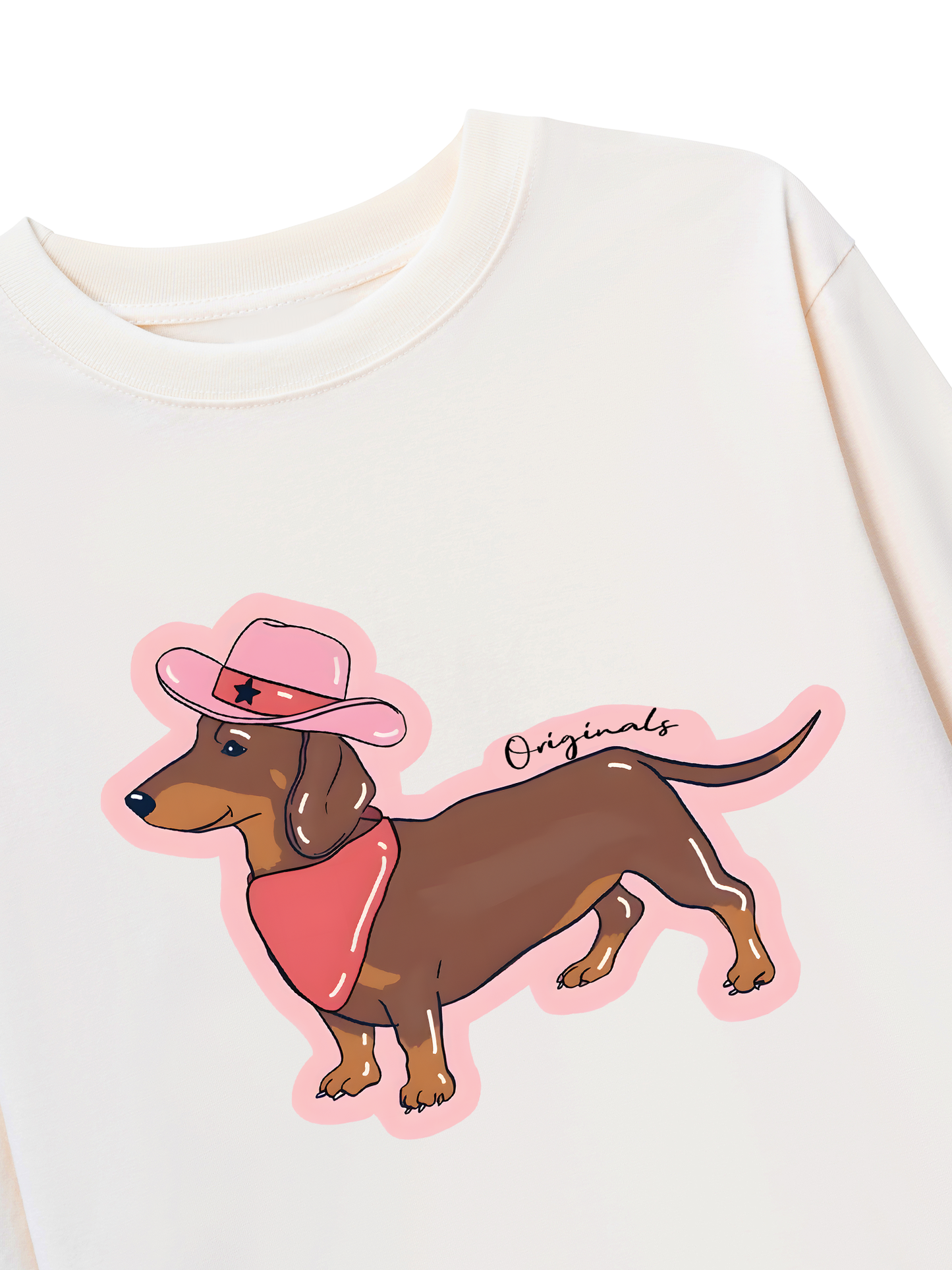 Áo Thun Dài Tay Howdy Dachshund