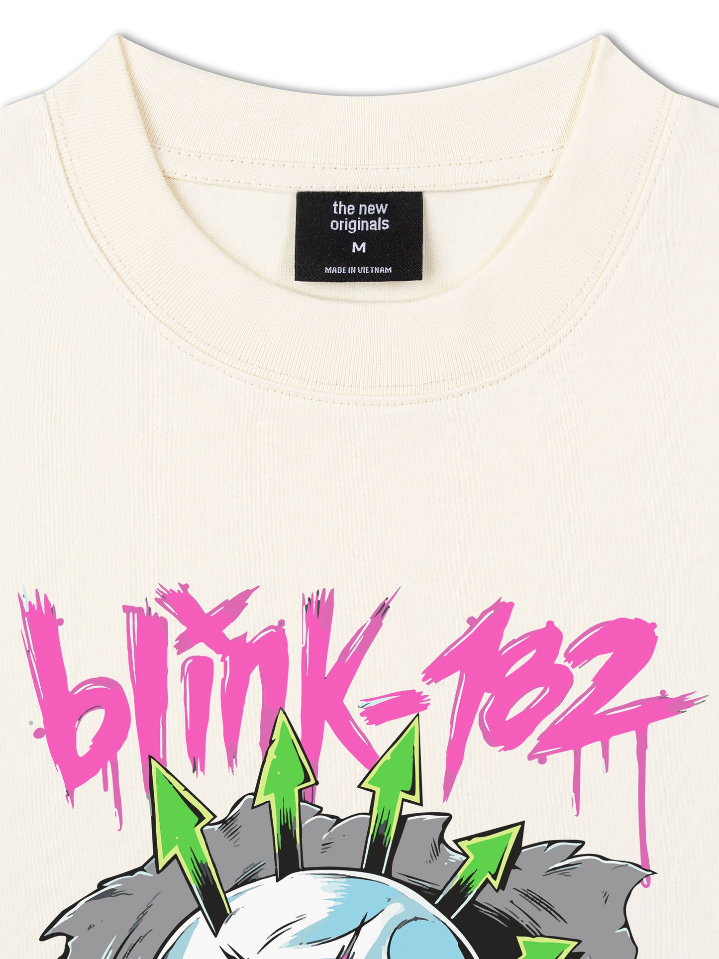 Áo Thun Relaxed Fit Blink 182 Skull