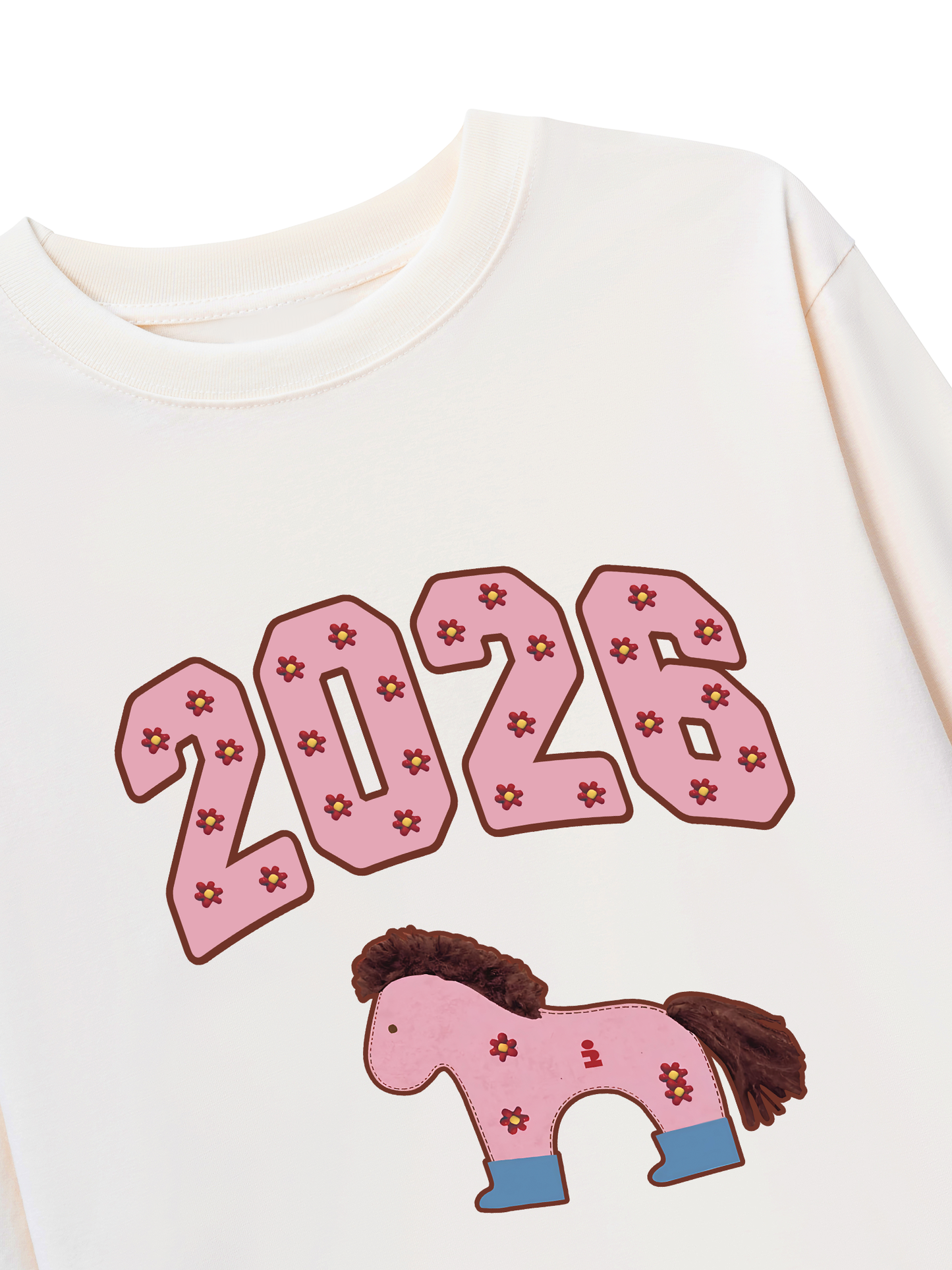 Áo Thun Dài Tay 2026 Pink Horse