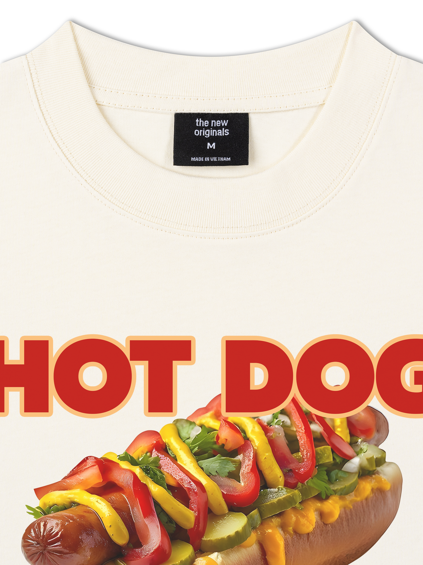 Áo Thun Relaxed Fit Foody Hot Dog