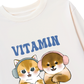 Áo Thun Dài Tay Vitamin Meow And Woof