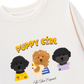 Áo Thun Dài Tay Animal Puppy Girl