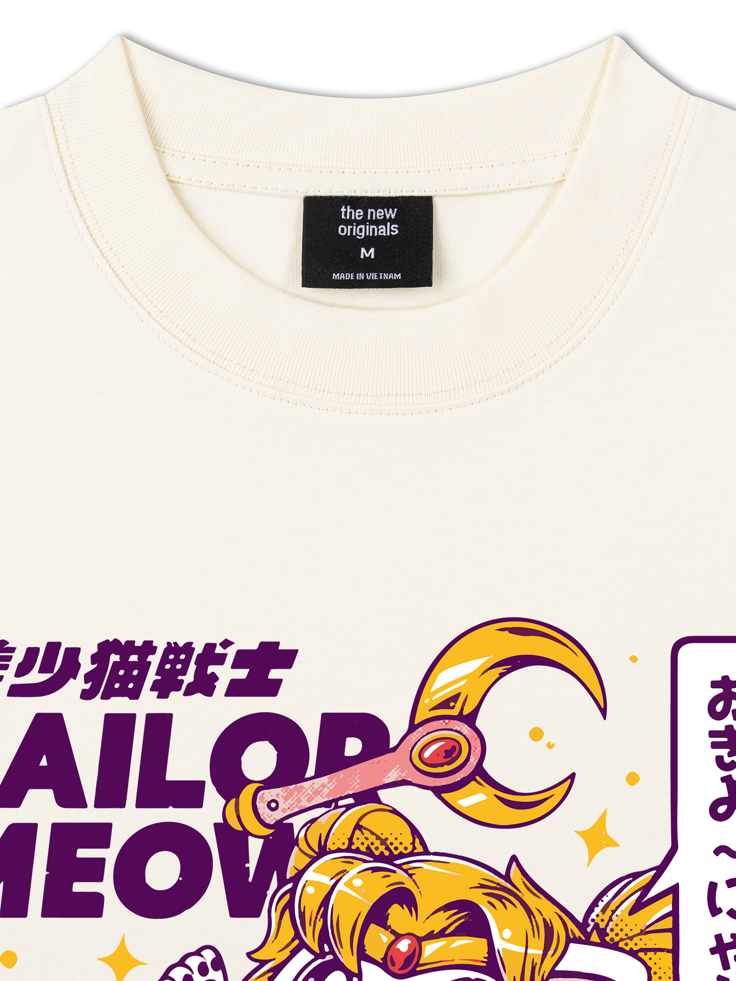 Áo Thun Relaxed Fit Sailor Meow