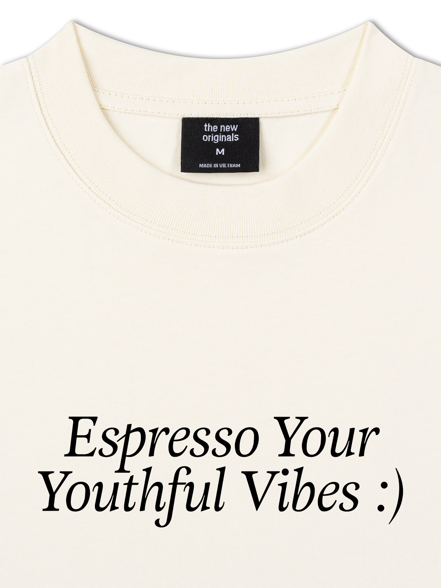 Áo Thun Relaxed Fit Espresso Your Youthful Vibes