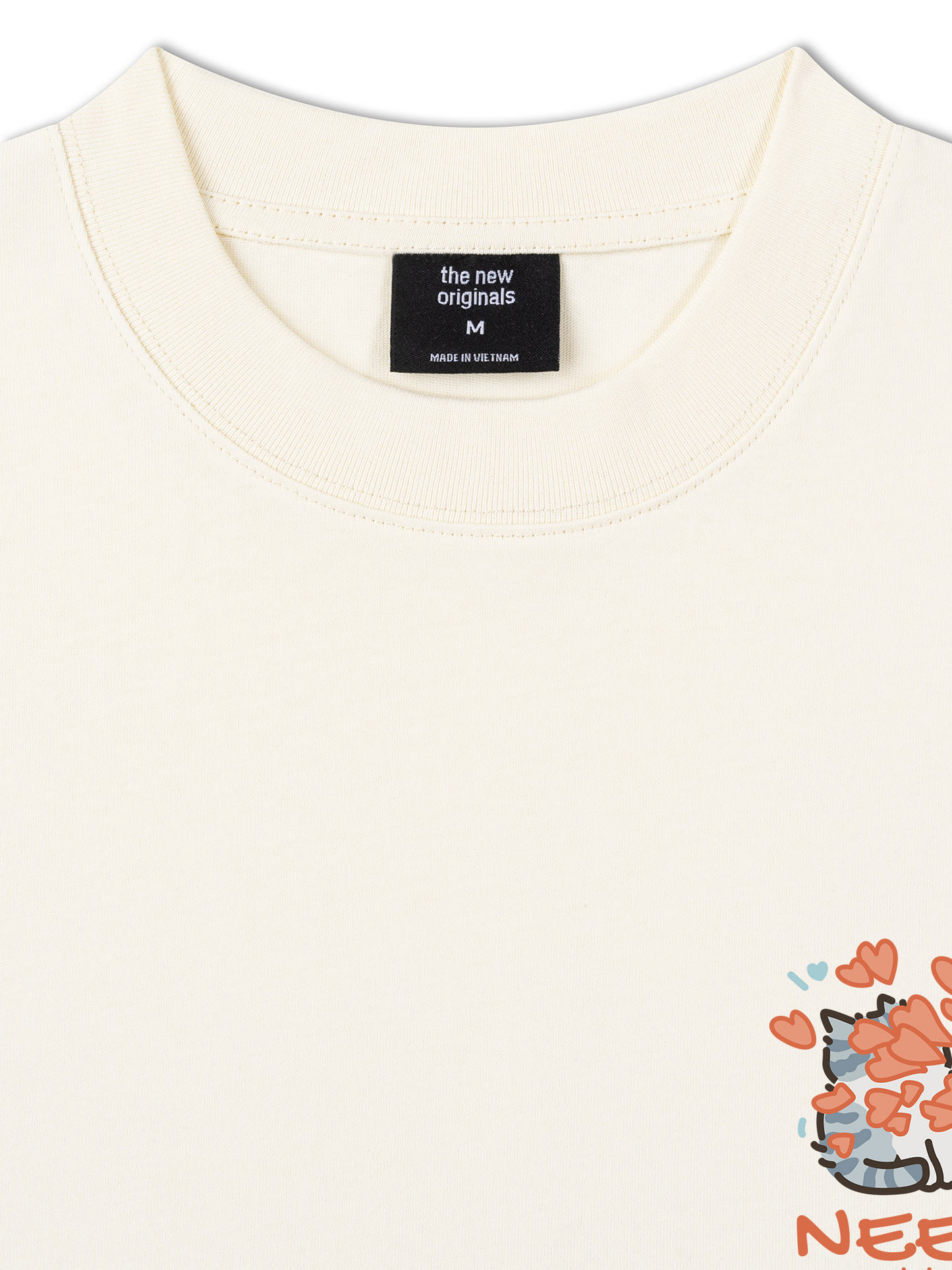Áo Thun Relaxed Fit Need You Cat Couple