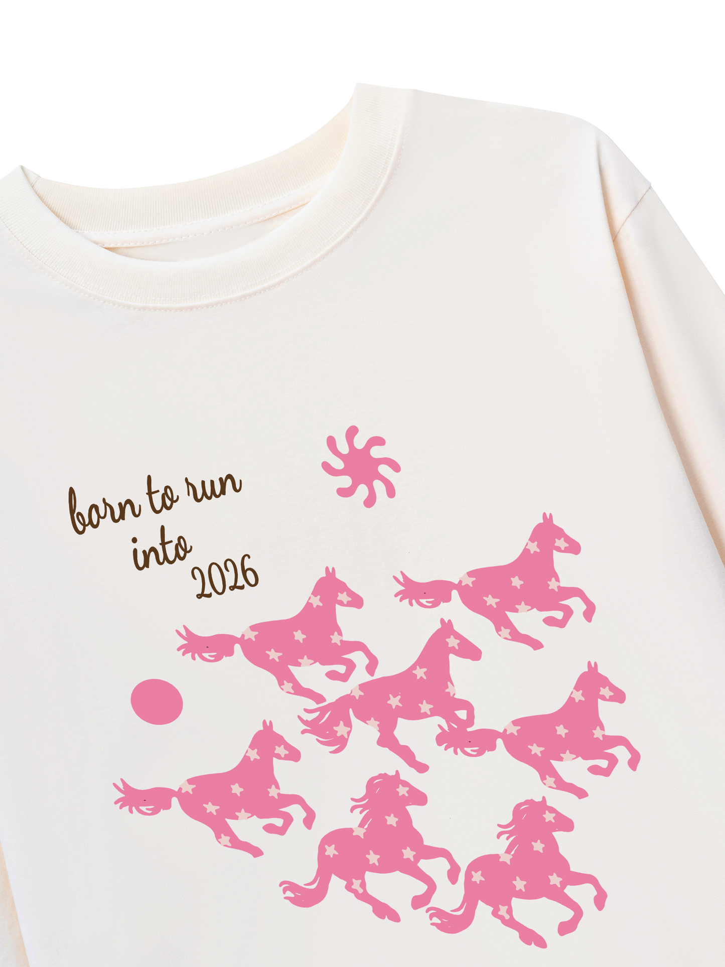 Áo Thun Dài Tay Born To Run Into 2026