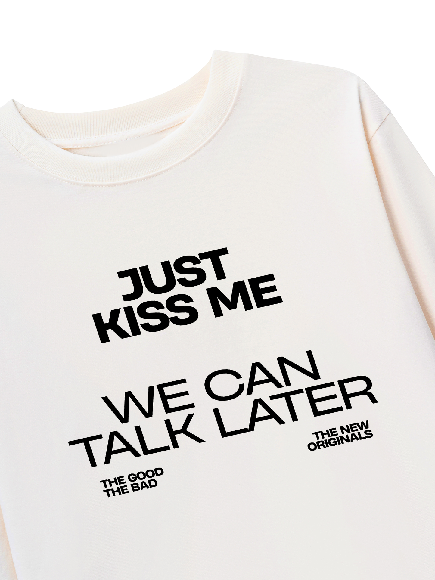 Áo Thun Dài Tay Life Vibe Just Kiss Me
