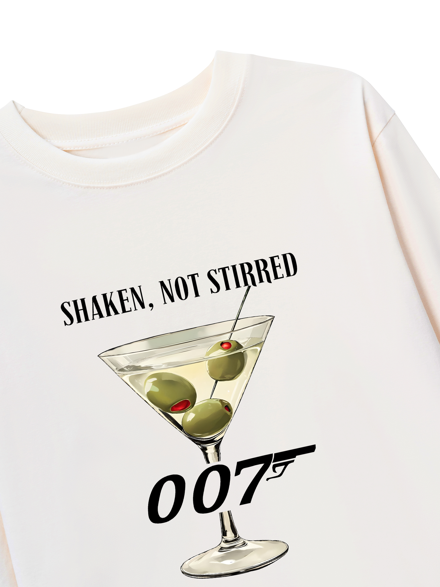 Áo Thun Dài Tay Shaken, not Stirred