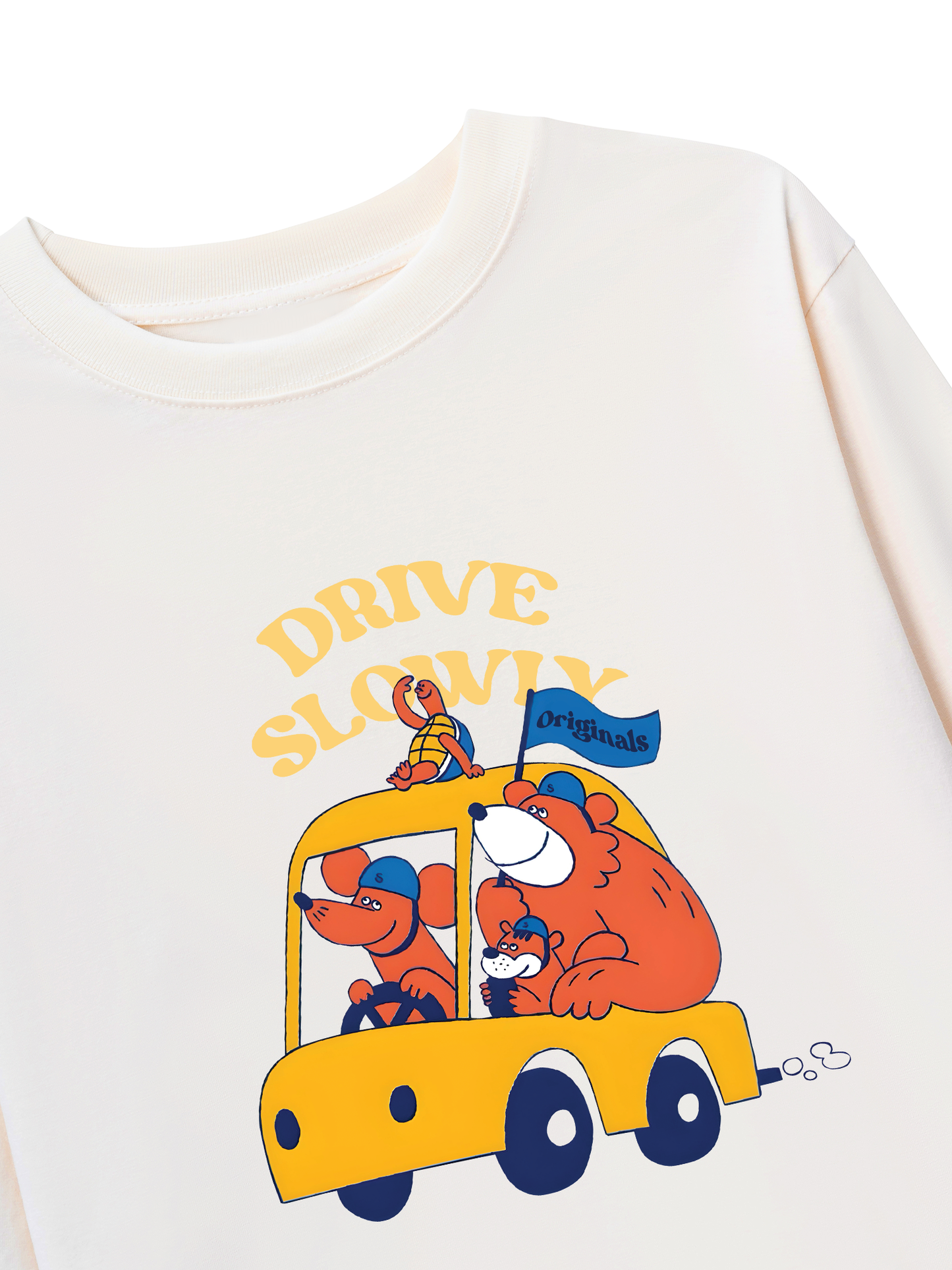Áo Thun Dài Tay Drive Slowly_