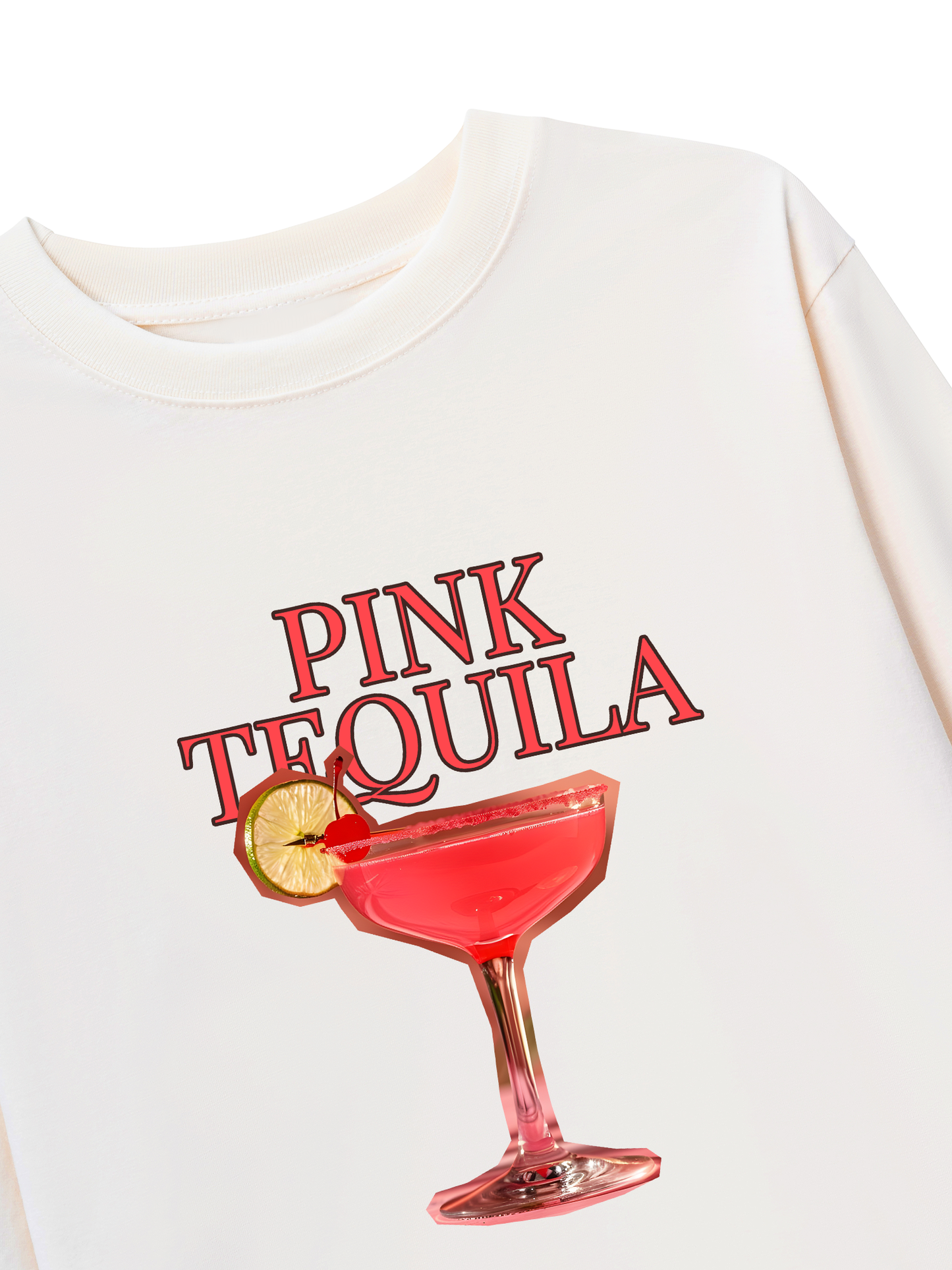 Áo Thun Dài Tay Fresh Pink Tequila