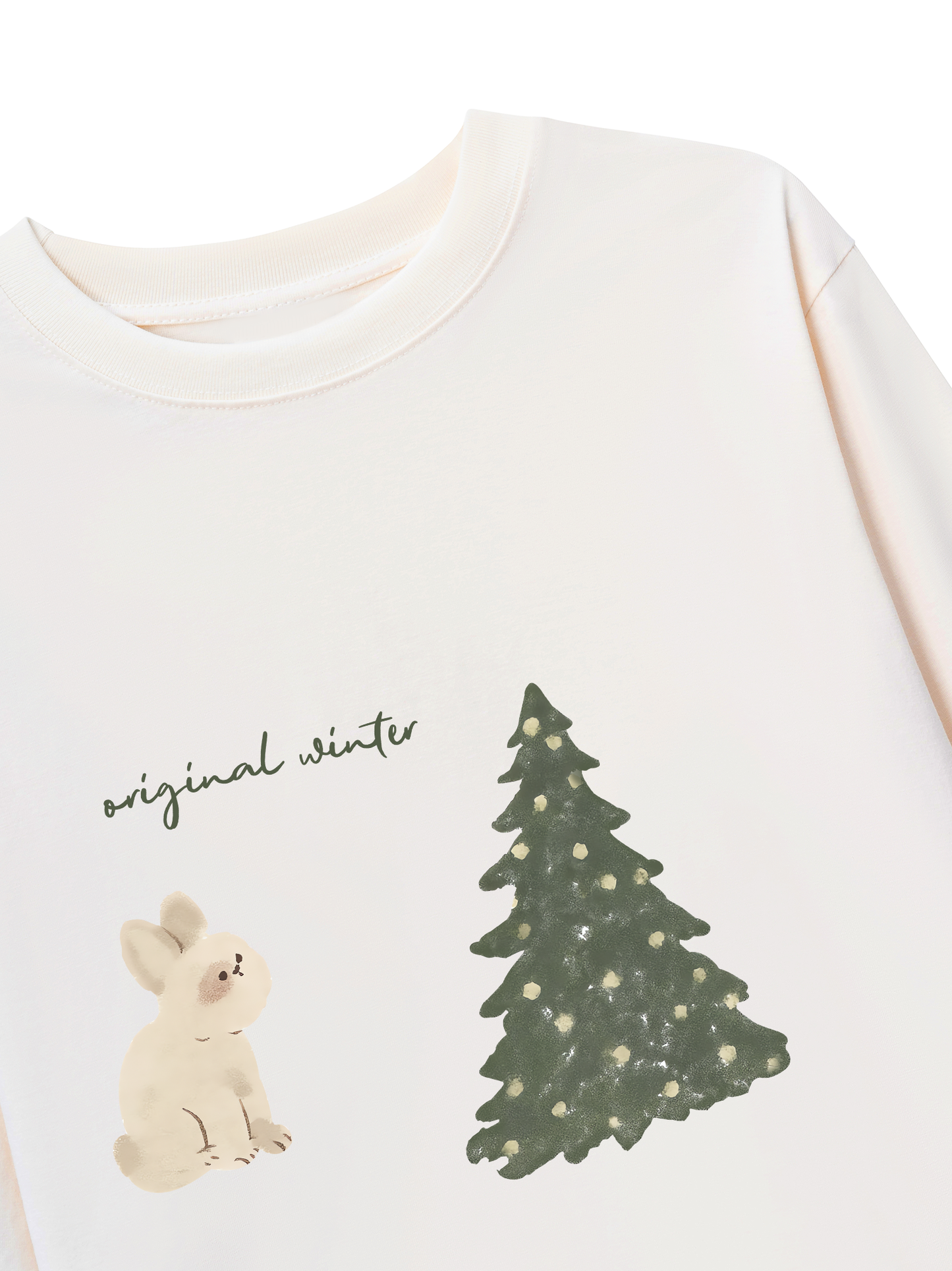 Áo Thun Dài Tay Winter Bunny Xmas