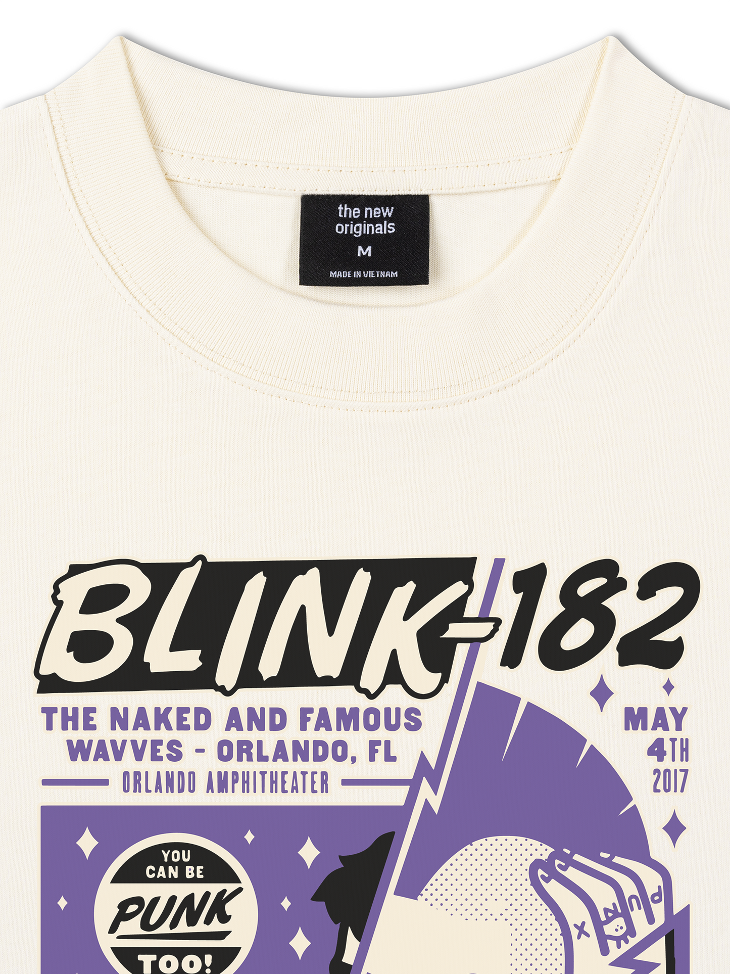 Áo Thun Relaxed Fit Blink 182 You Can be Punk Too
