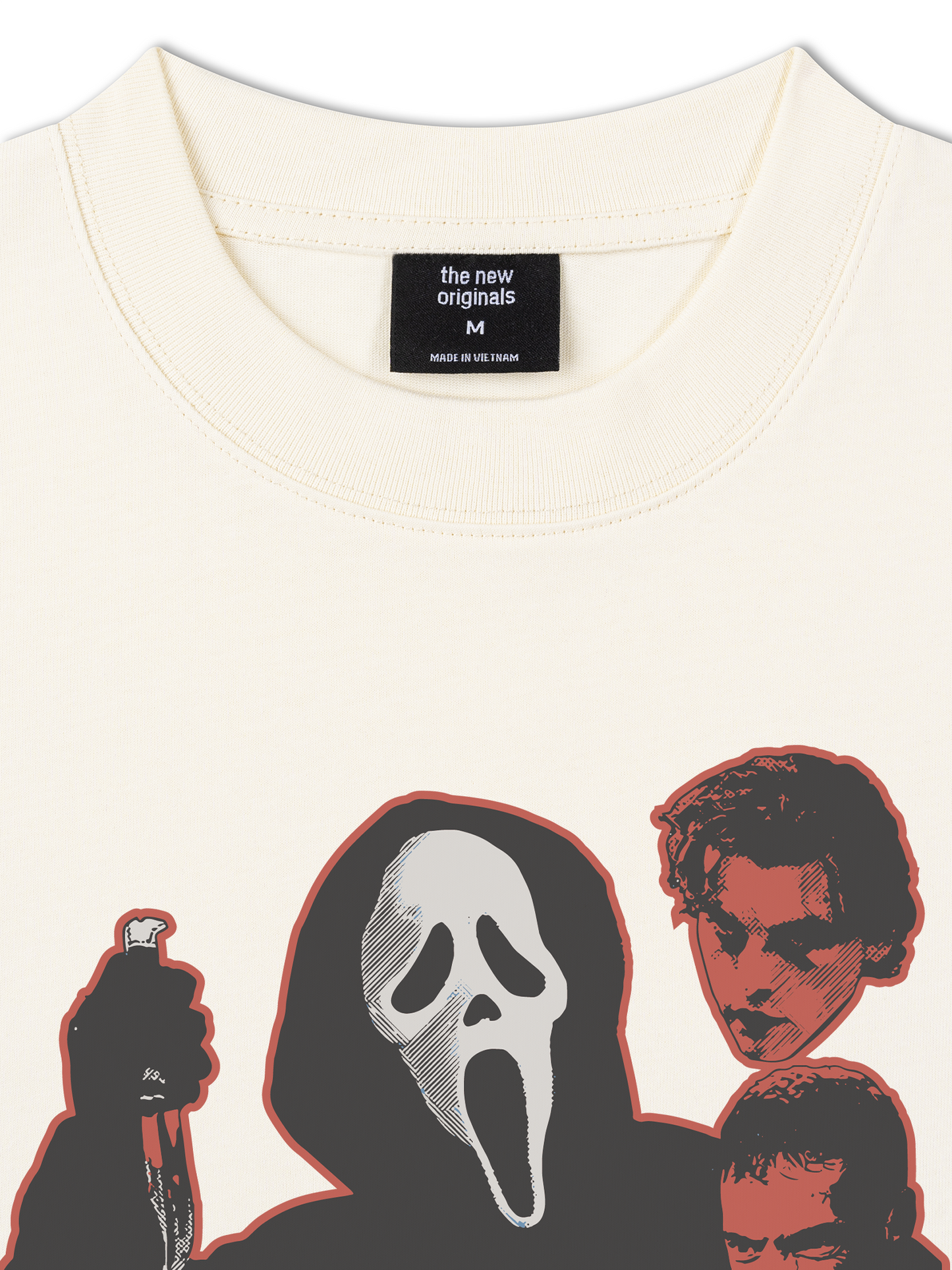 Áo Thun Relaxed Fit Movie The Scream Mask