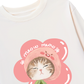 Áo Thun Dài Tay Flower Cat