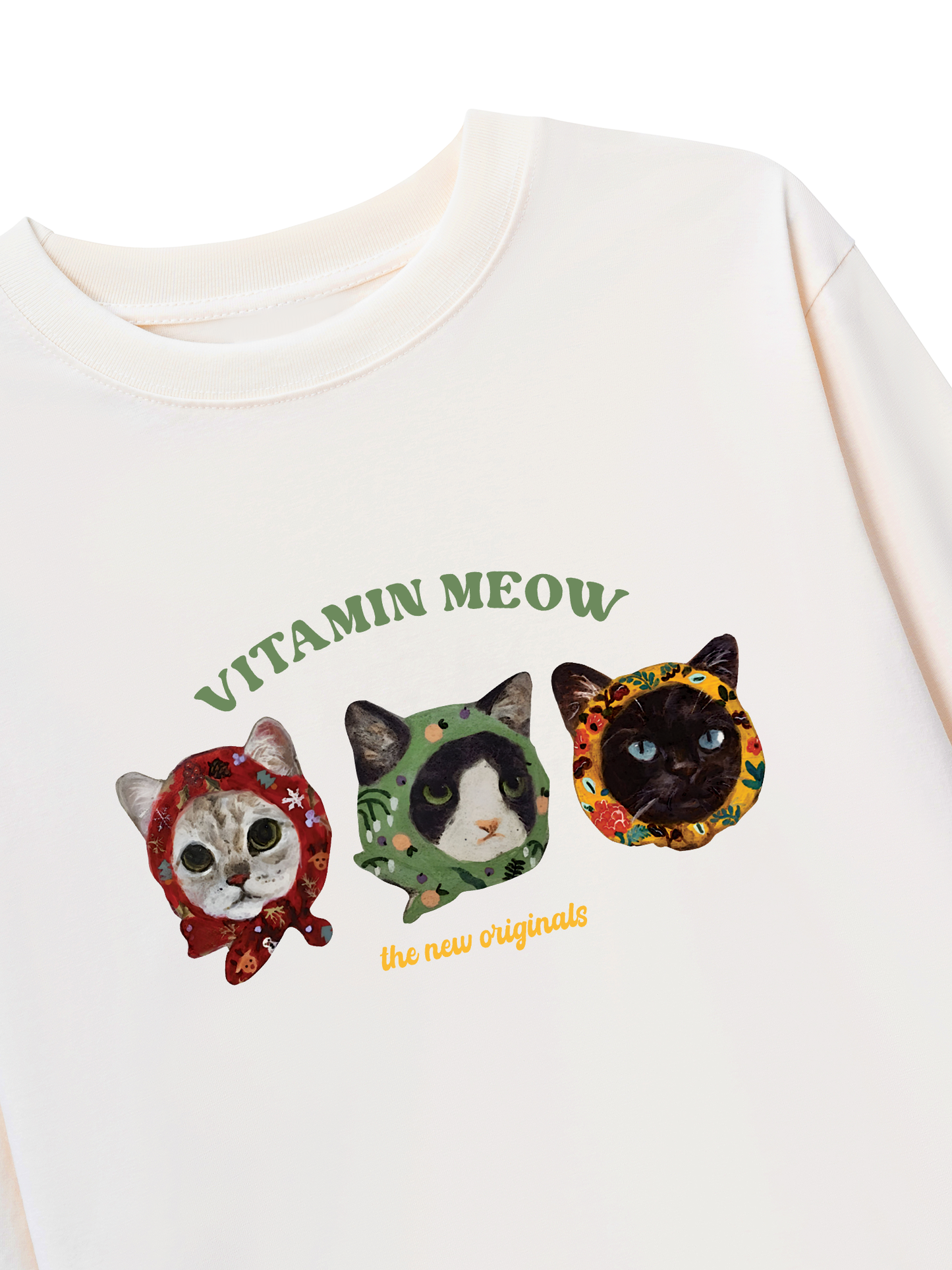 Áo Thun Dài Tay Vitamin Meow